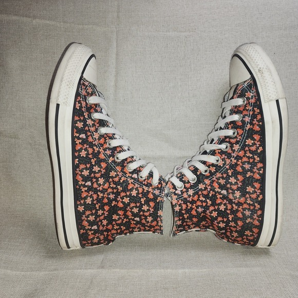 Converse Chuck Taylor All Star Twisted Summer High-Top Sneakers 8.5 Floral Zebra - Picture 6 of 10